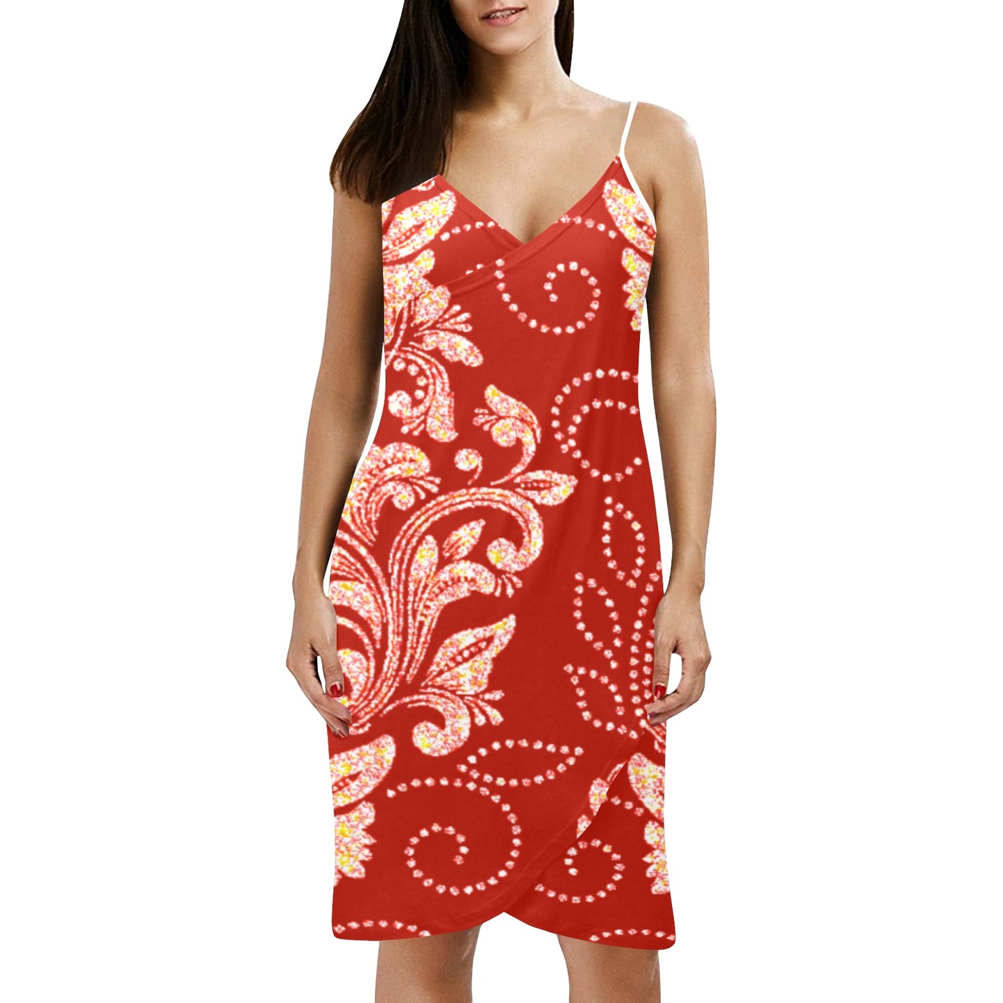 Kokorepublic Spaghetti Strap Backless Beach Dress (D65)