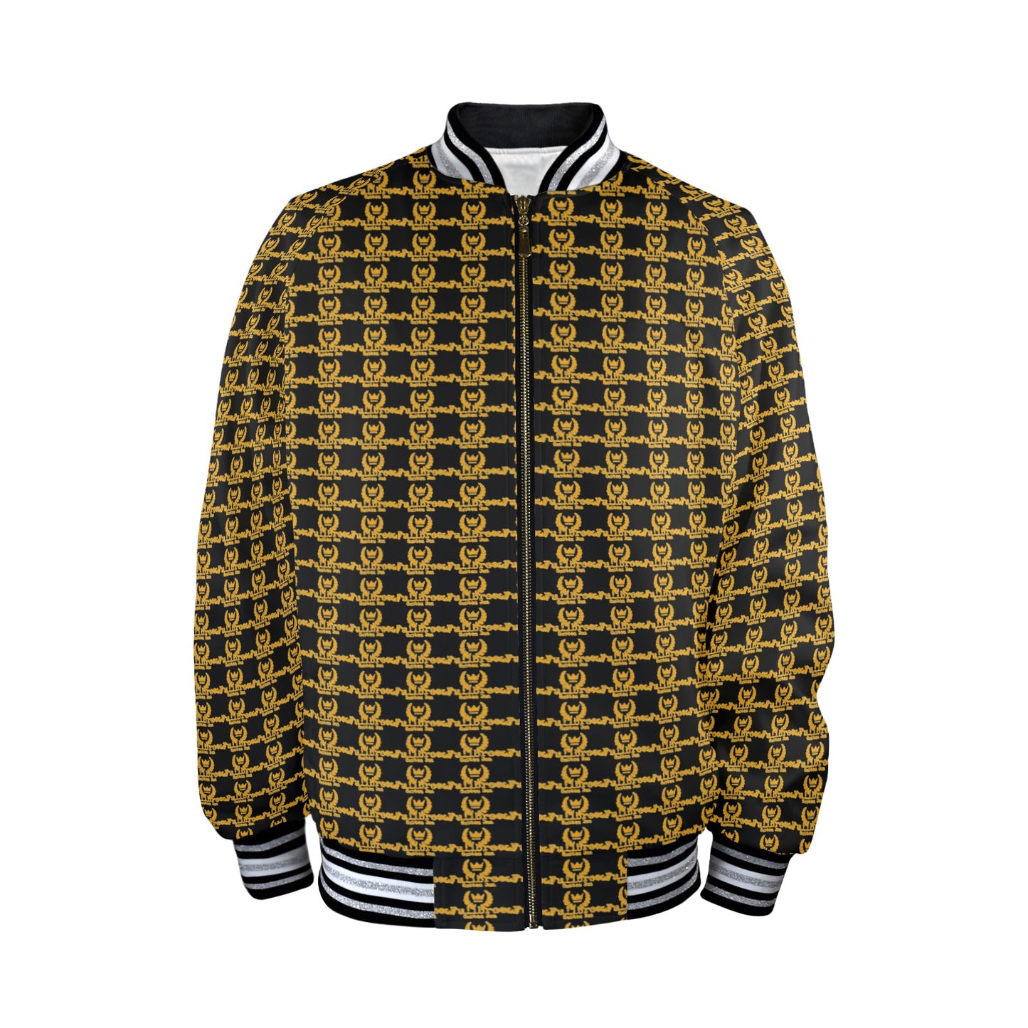 kokorepublic   New Men's Striped Trim Bomber Jacket