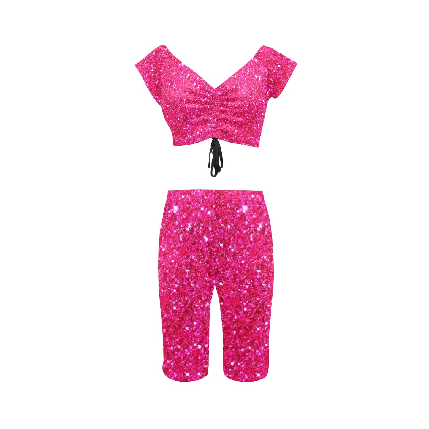 kokorepublic Women's Crop Top Yoga Set(Sets 06)