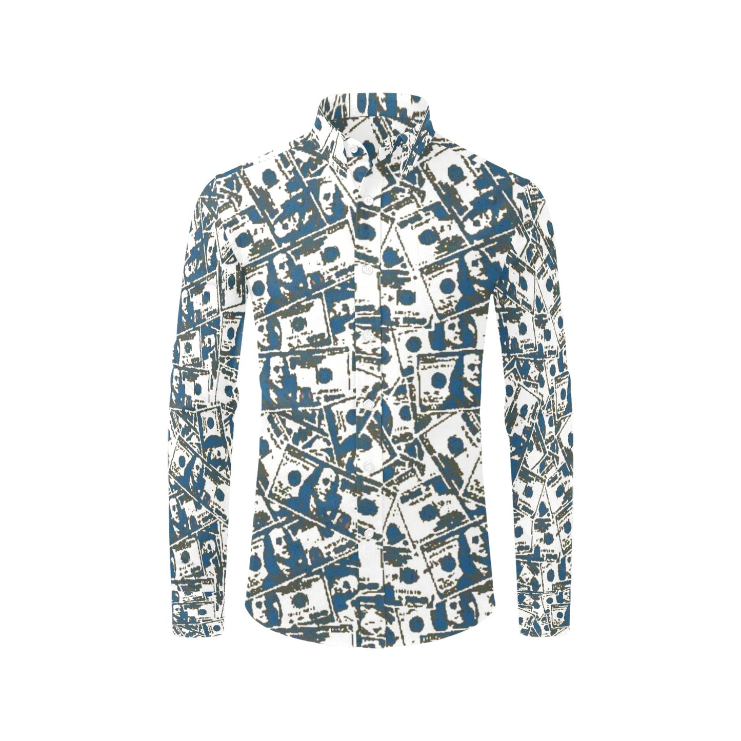 Men's All Over Print Long Sleeve Shirt(Model T61)