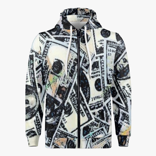 222. Men's AOP Full Zip Up Hoodie