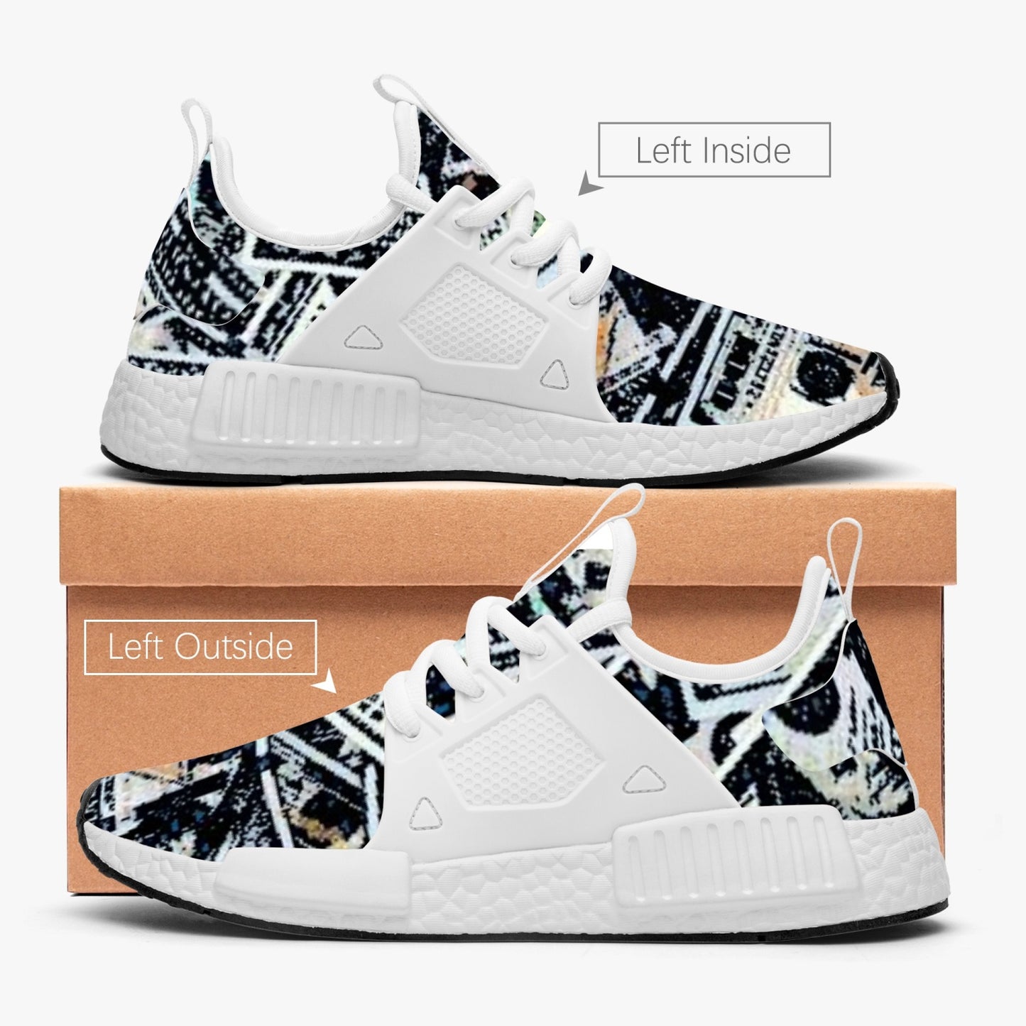 kokorepublic 915. Lightweight Athletic Sneakers - Backstay Printable