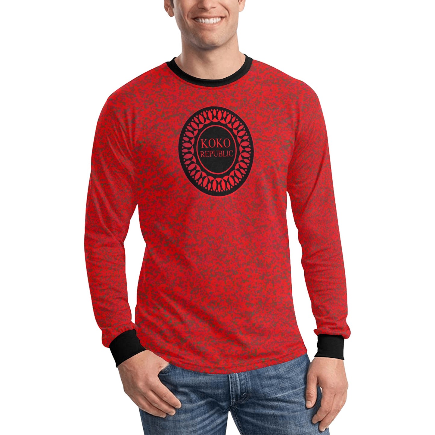 Kokorepublic Men's Long Sleeve T-shirt(ModelT51)