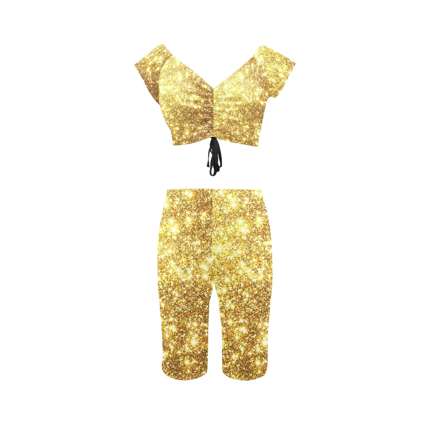 kokorepublic Women's Crop Top Yoga Set(Sets 06)