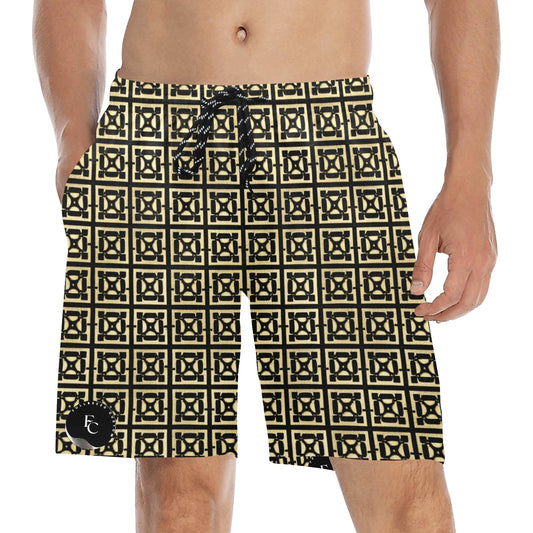 kokorepublic Men's Mid-Length Beach Shorts (L51)