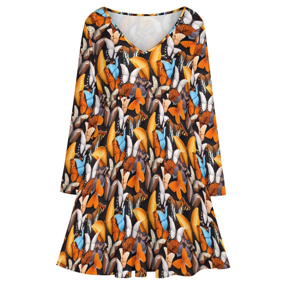 kokorepublic Oversized V-neck dress