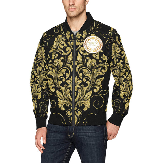 kokorepublic Men's All Over Print Bomber Jacket (Model H31)