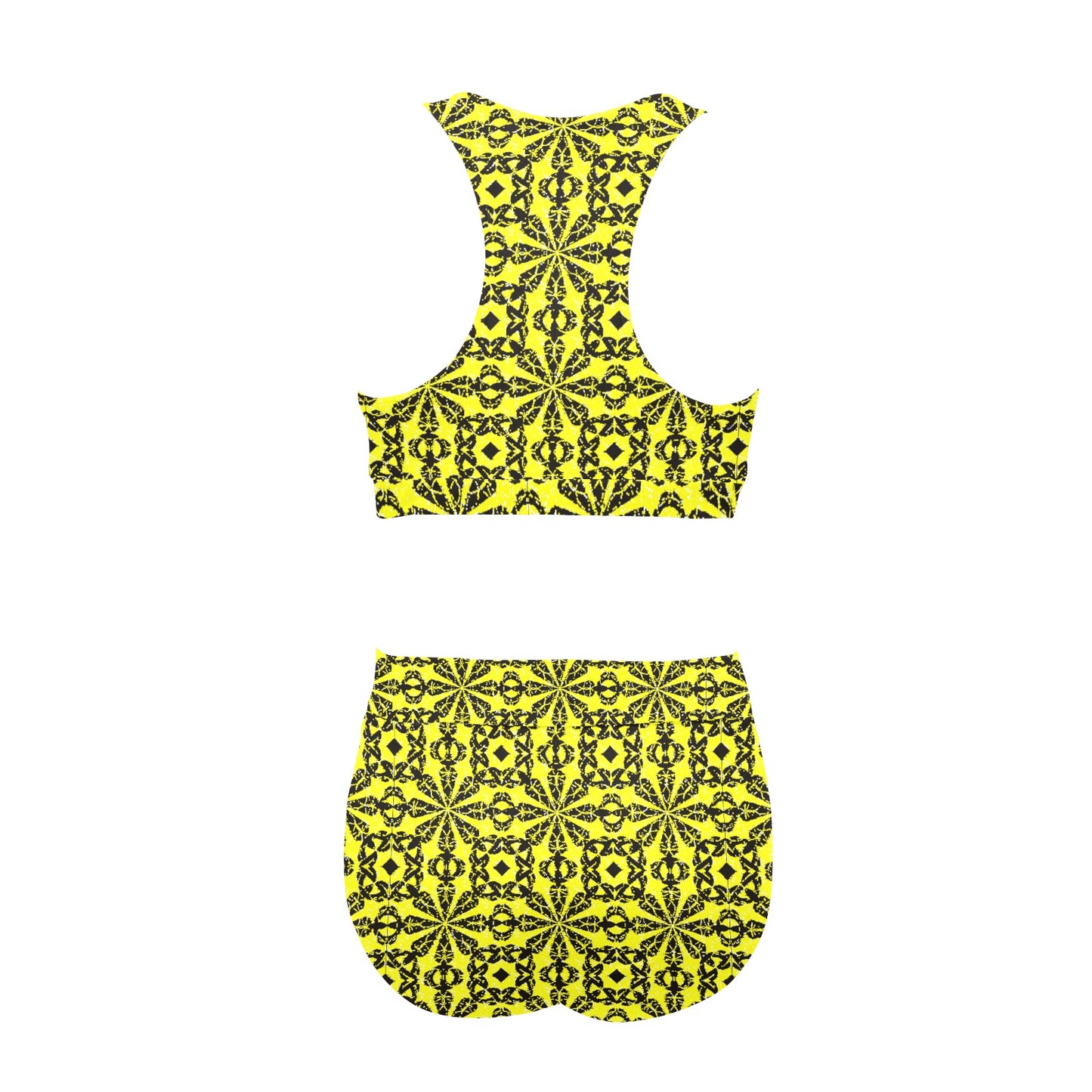 kokorepublic Women's Crop Top Bikini Set (S21)