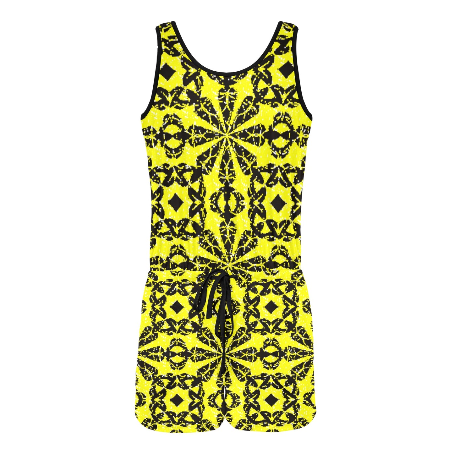 kokorepublic All Over Print Vest Short Jumpsuit (Sets 15)