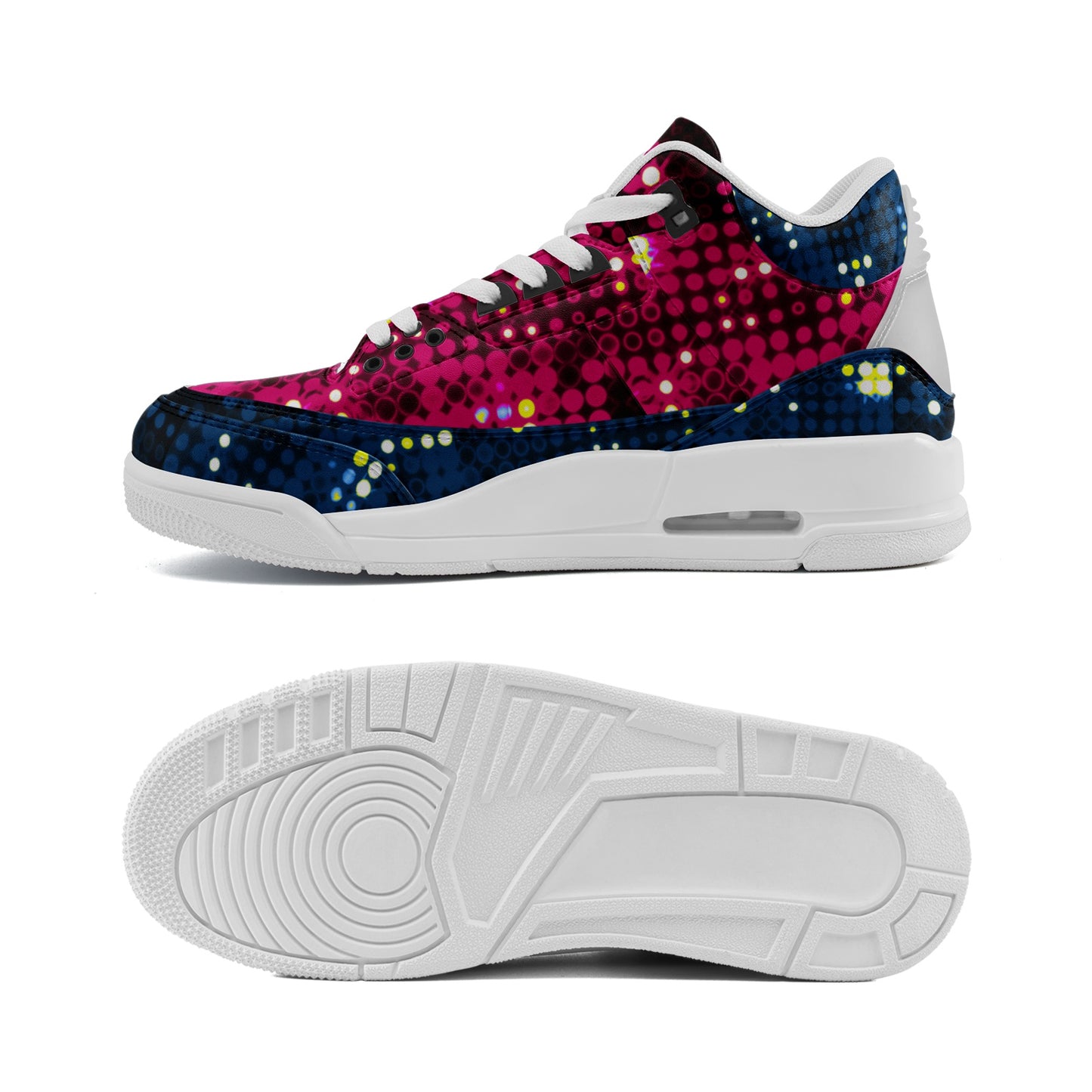 Unisex Non Slip Sneakers Lace Up Fashion Shoes