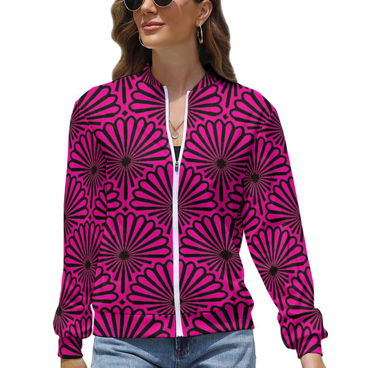 kokorepublic Women's Long Sleeve Zipper Jacket