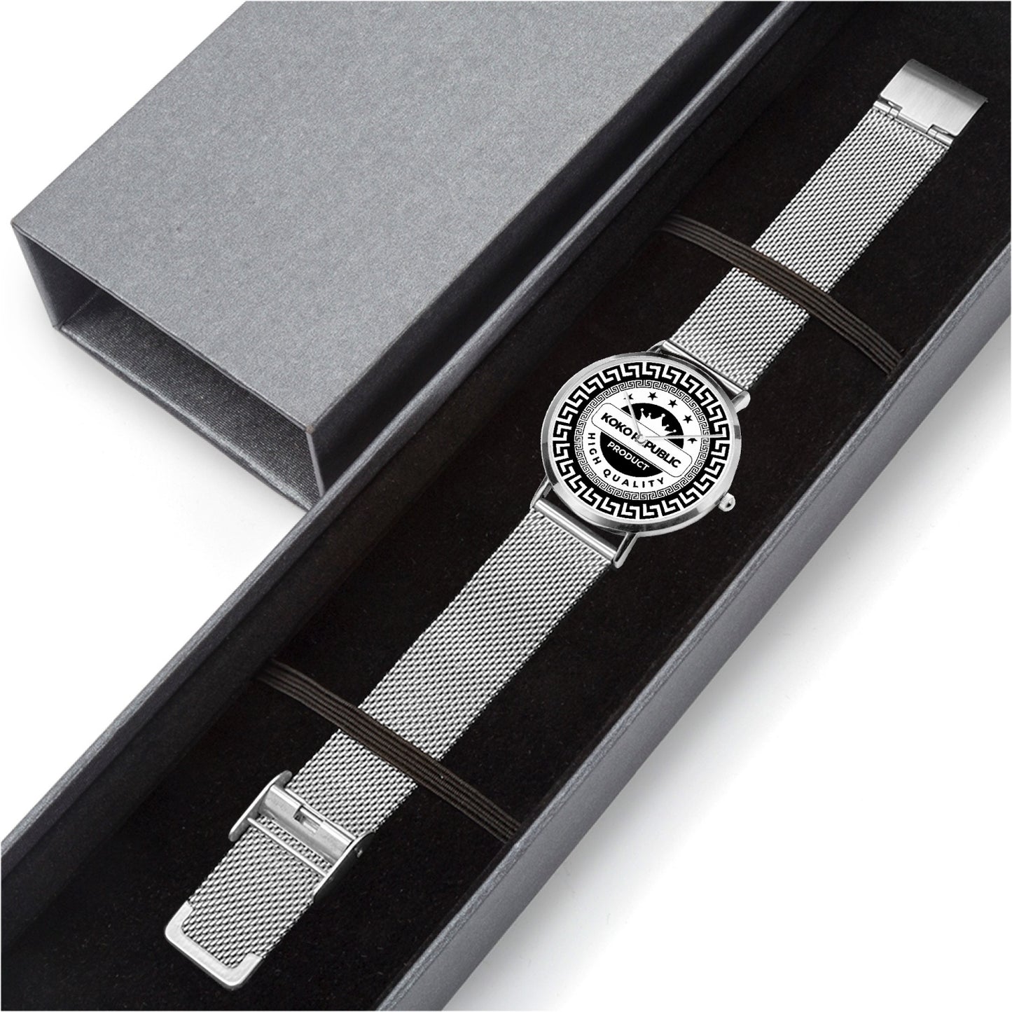 kokorepublic 169. Fashion Ultra-thin Stainless Steel Quartz Watch