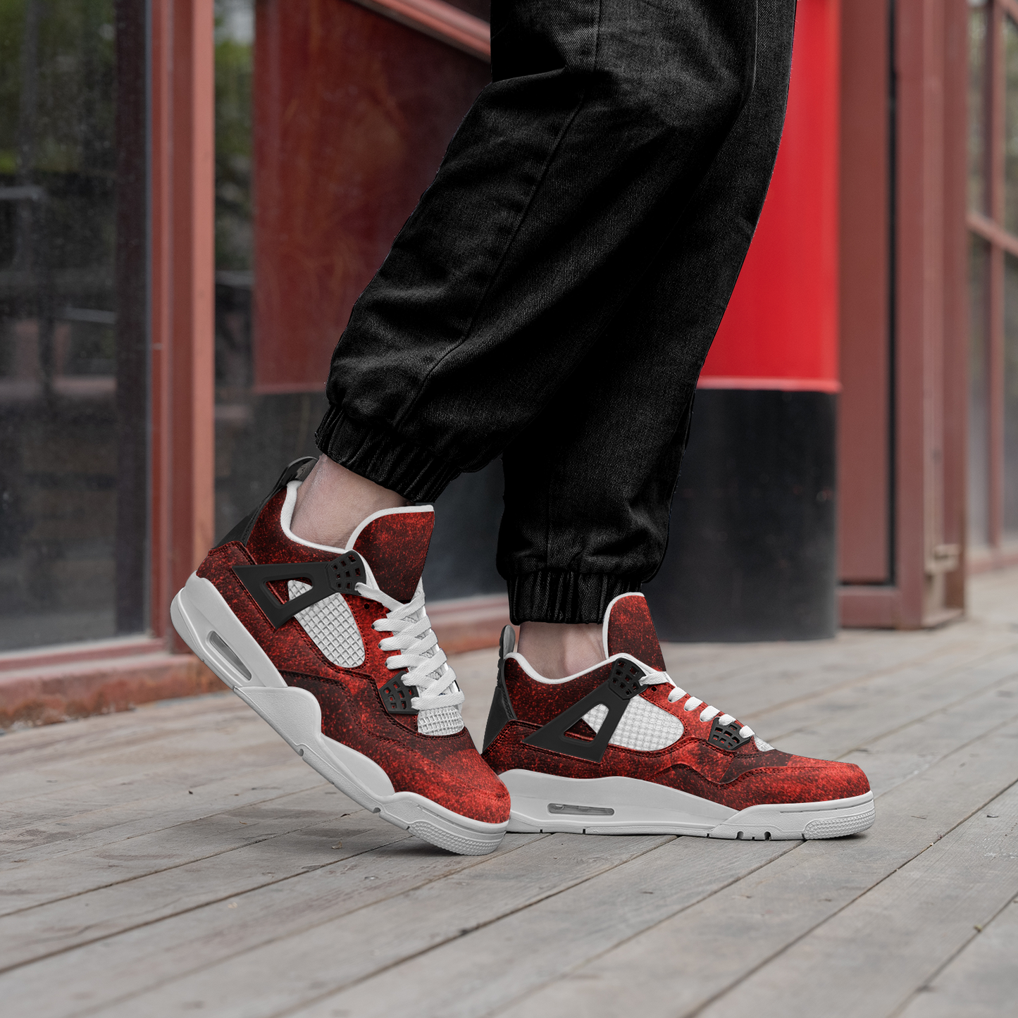 kokorepublic Unisex Non Slip Lace Up Breathable Fashion Sneakers
