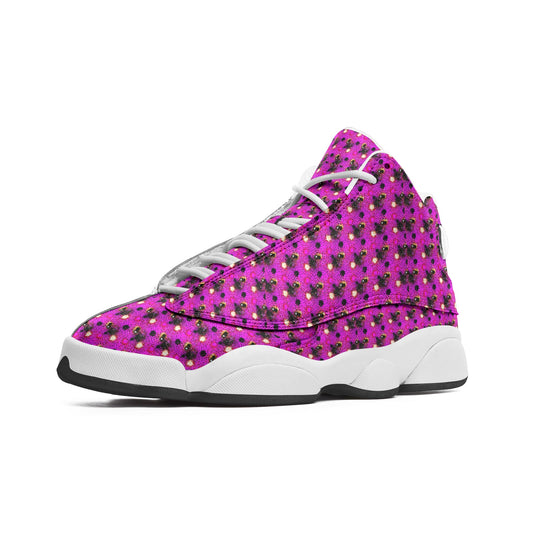 fullbreedcustom.Unisex High Top Leather Sneakers