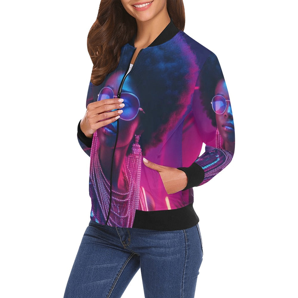 kokorepublic    Print Bomber Jacket for Women ( H19)