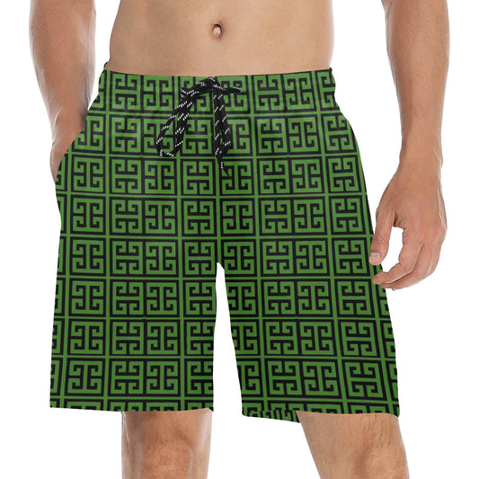 kokorepublic  Men's Mid-Length Beach Shorts (L51)