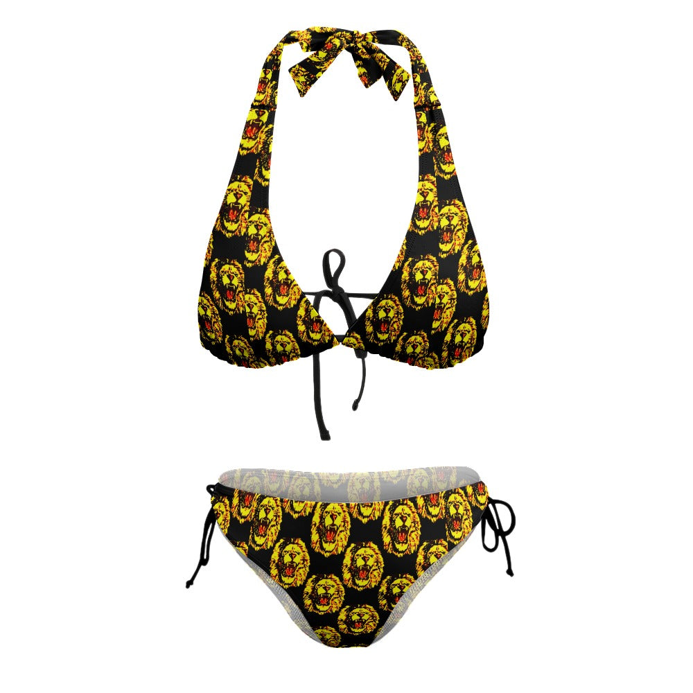 Kokorepublic Ladies Sexy V-Neck Bikini Swimsuit
