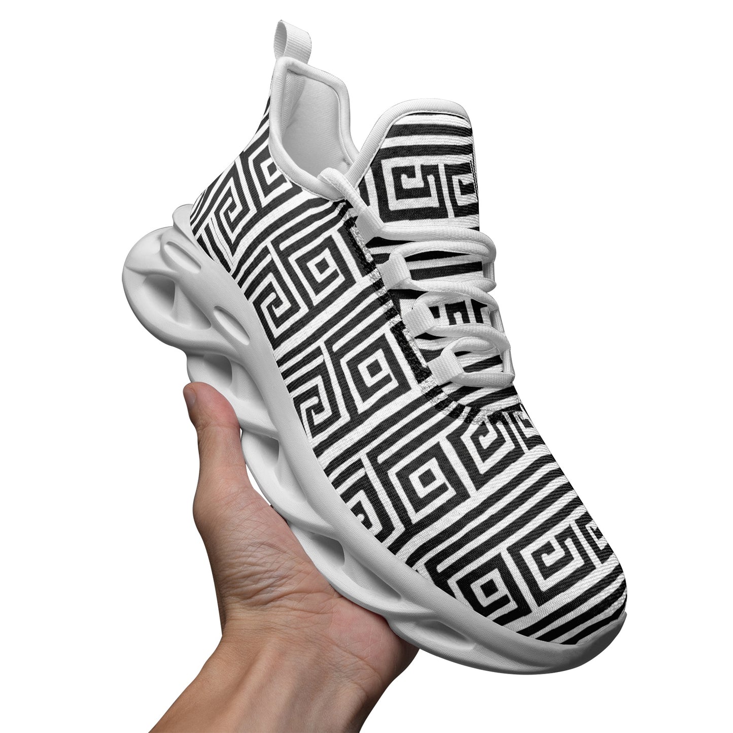 kokorepublic Unisex Bounce Mesh Knit Sneakers