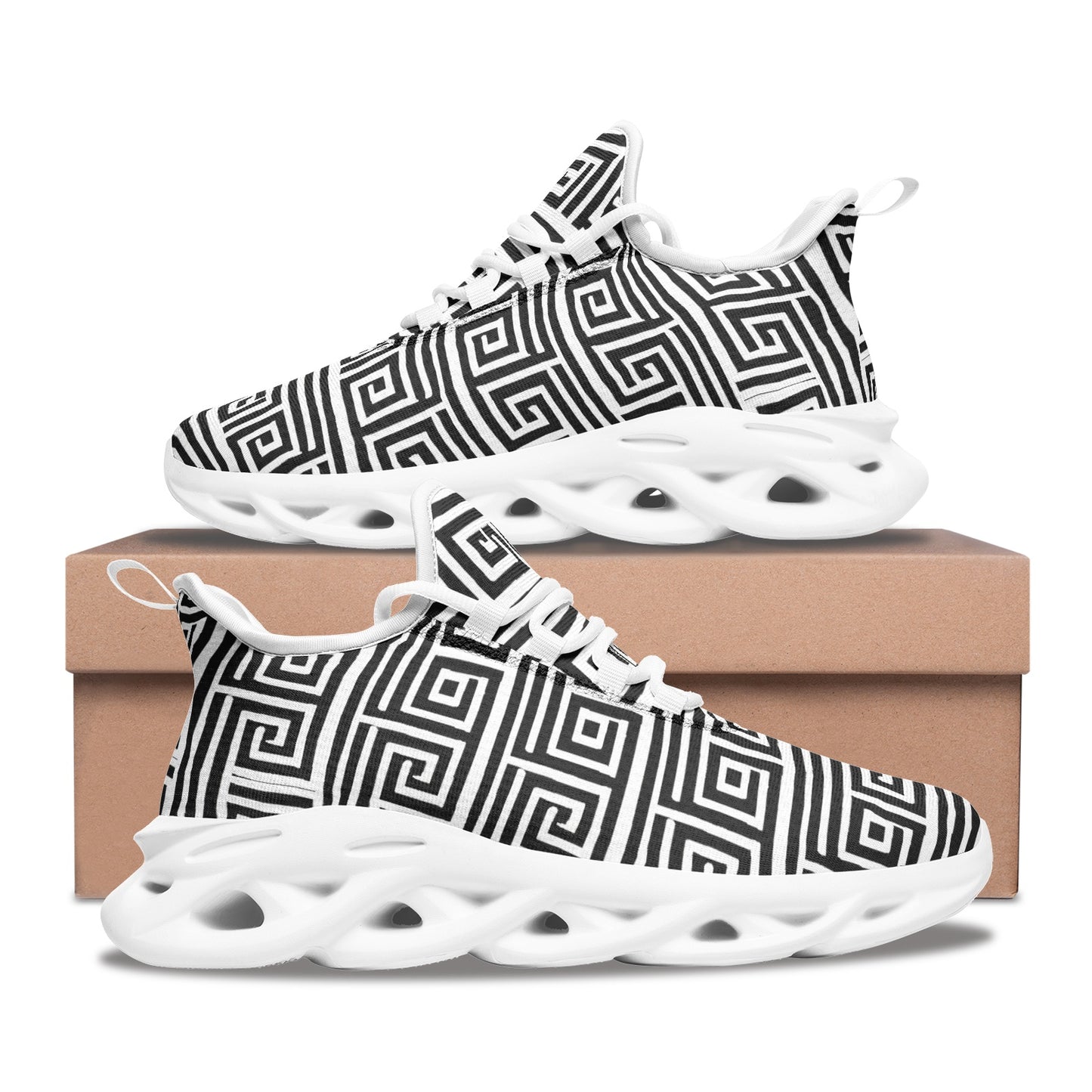 kokorepublic Unisex Bounce Mesh Knit Sneakers