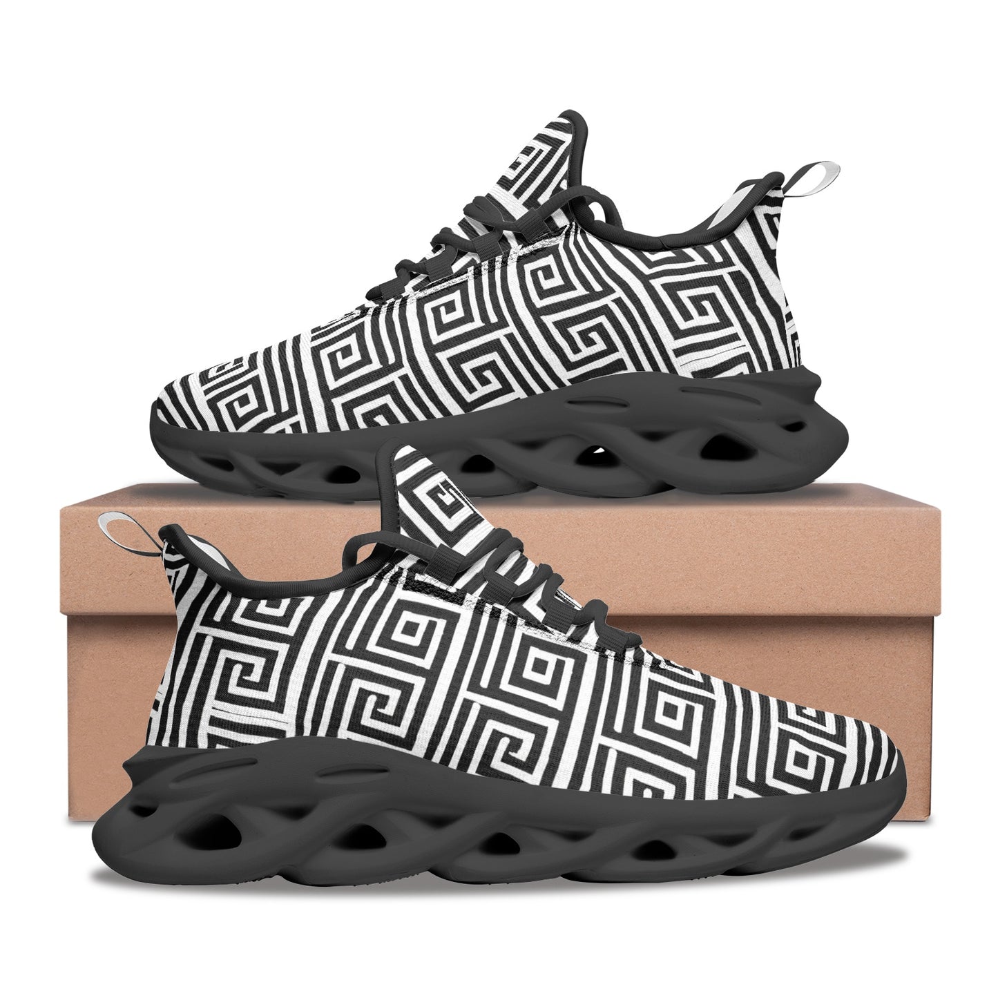 kokorepublic Unisex Bounce Mesh Knit Sneakers