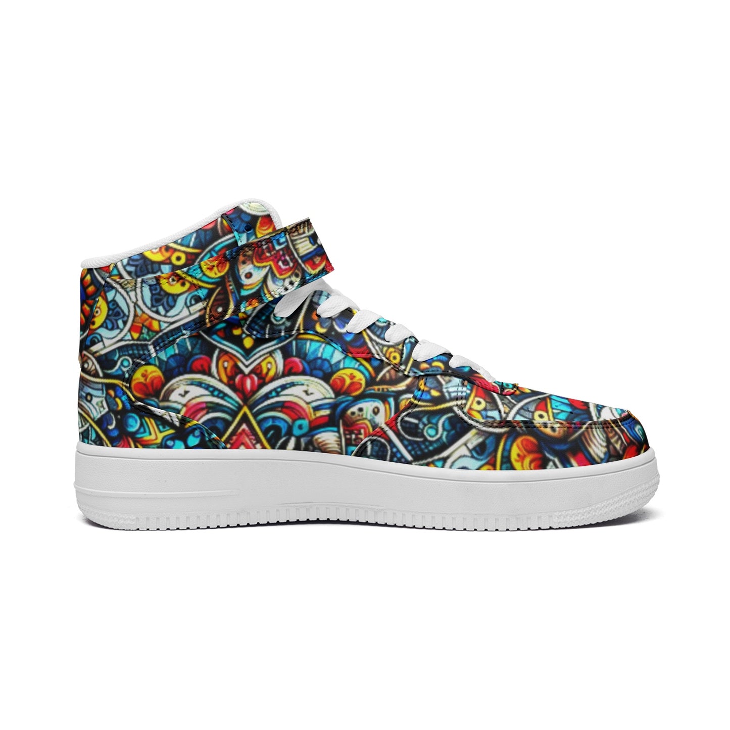 kokorepublic Unisex high Top Leather Sneakers