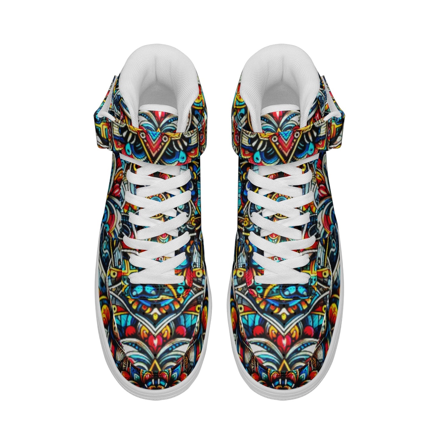 kokorepublic Unisex high Top Leather Sneakers