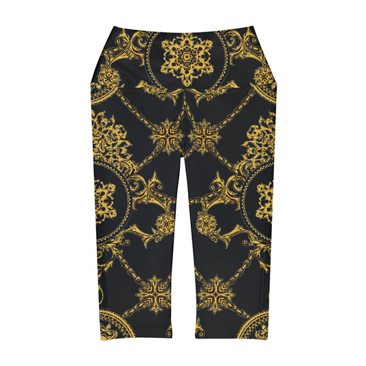 Yoga Capri Leggings (AOP)