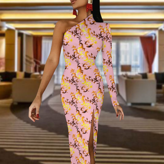 Kokorepublic Half Sleeve Slit Dress