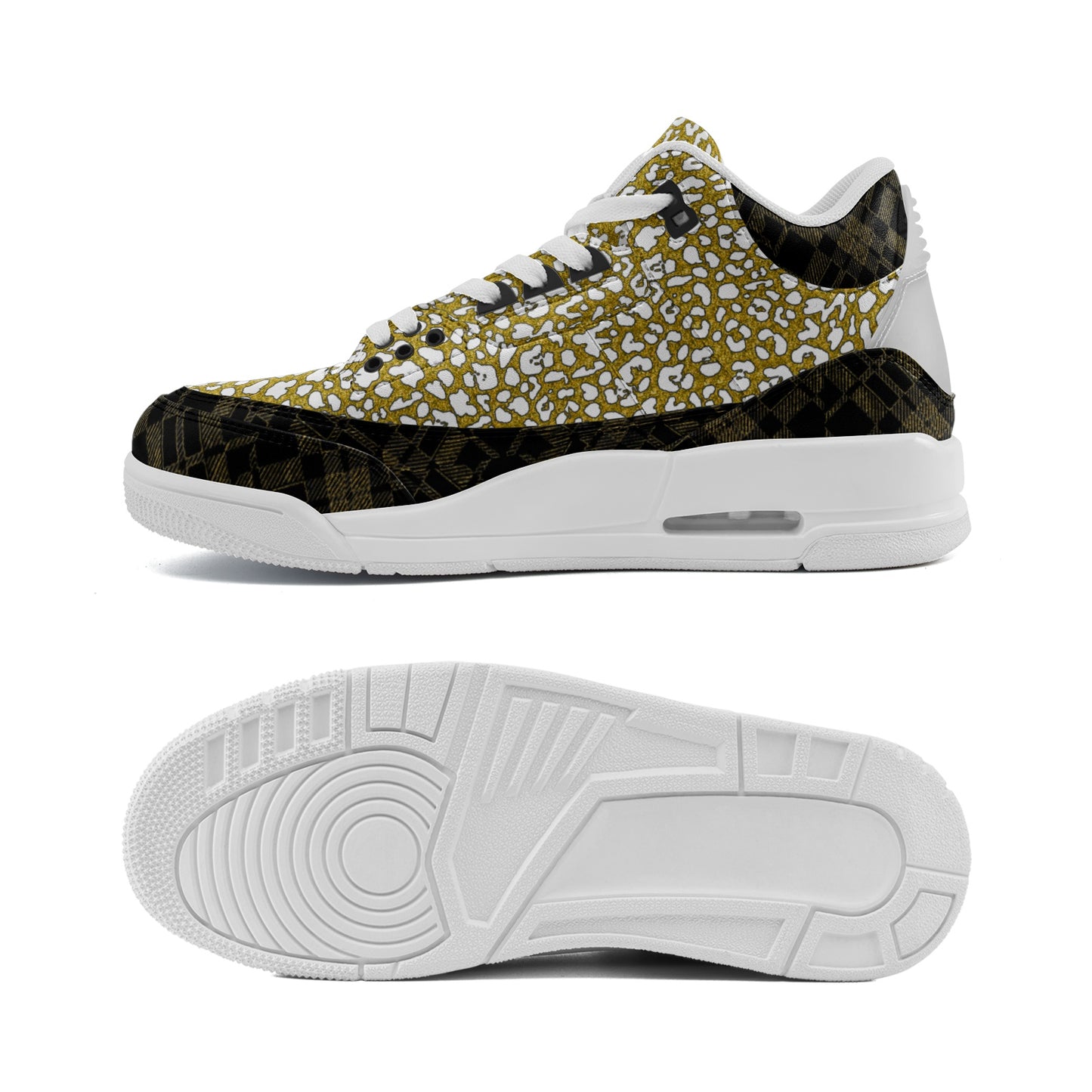 Unisex Non Slip Sneakers Lace Up Fashion Shoes