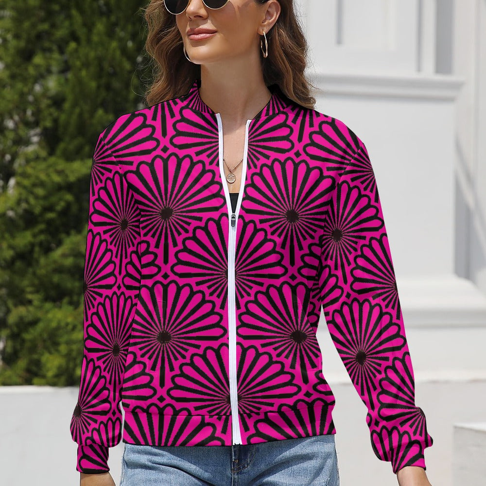 kokorepublic Women's Long Sleeve Zipper Jacket