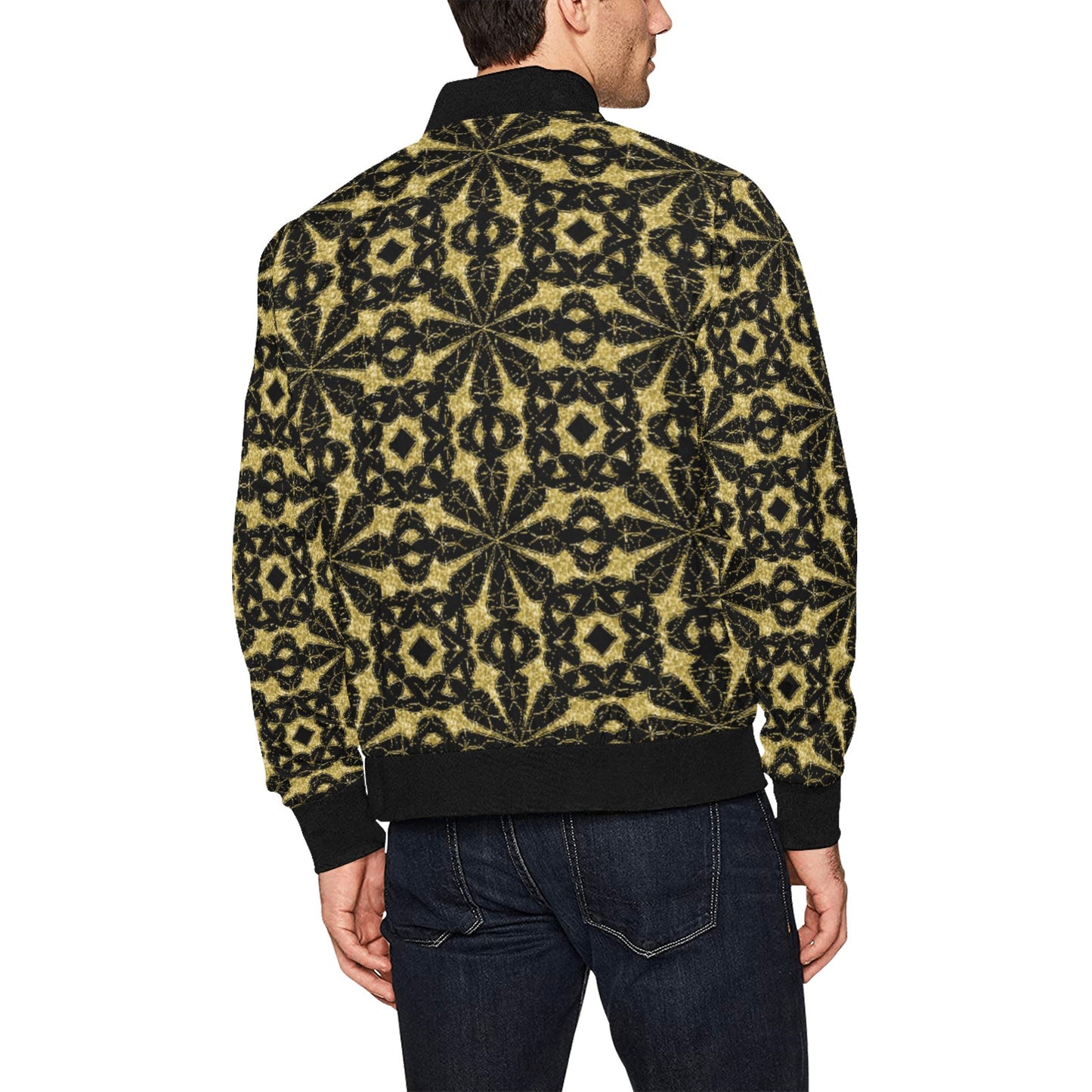 kokorepublic Men's All Over Print Bomber Jacket (Model H31)