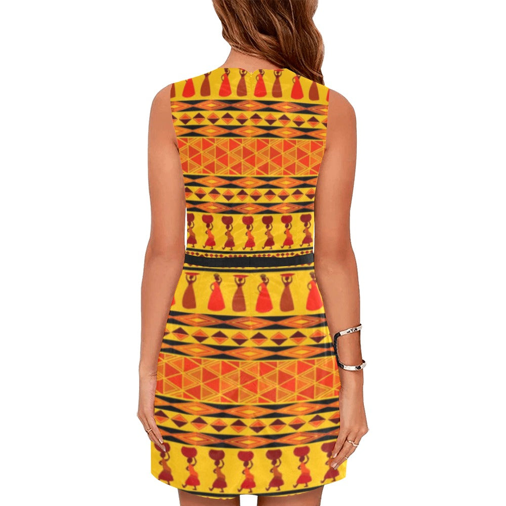 kokorepublic Women's Sleeveless Dress (Model D01)