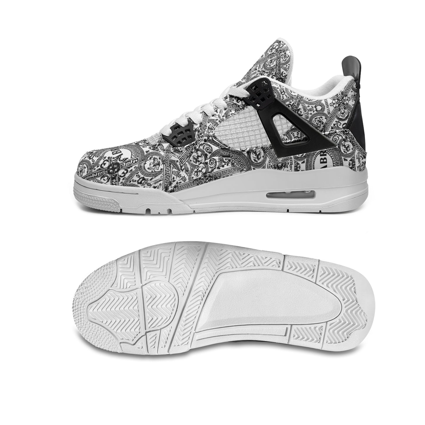 Bellabreed  Unisex Non Slip Lace Up Breathable Fashion Sneakers