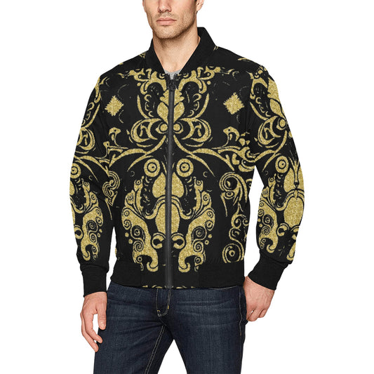 kokorepublic Men's All Over Print Bomber Jacket (Model H31)