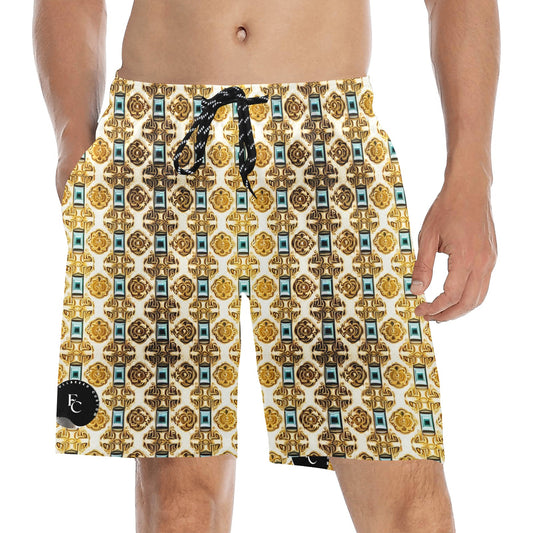 kokorepublic Men's Mid-Length Beach Shorts (L51)