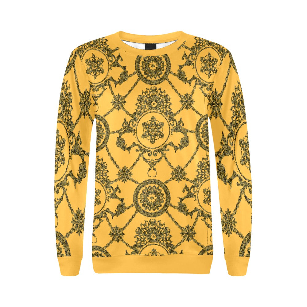 Women's All Over Print Sweatshirt (Model H18)