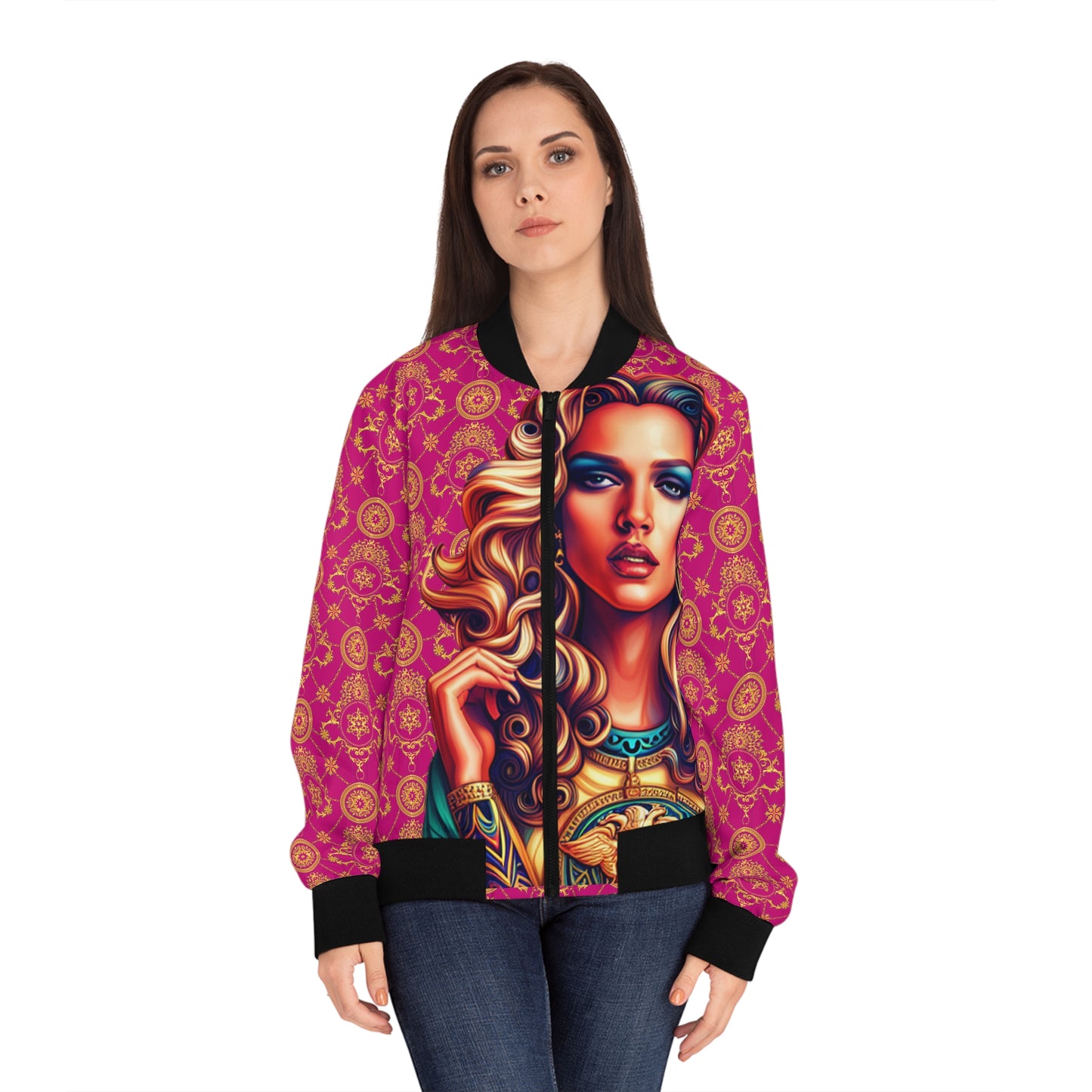 Women's Bomber Jacket (AOP)
