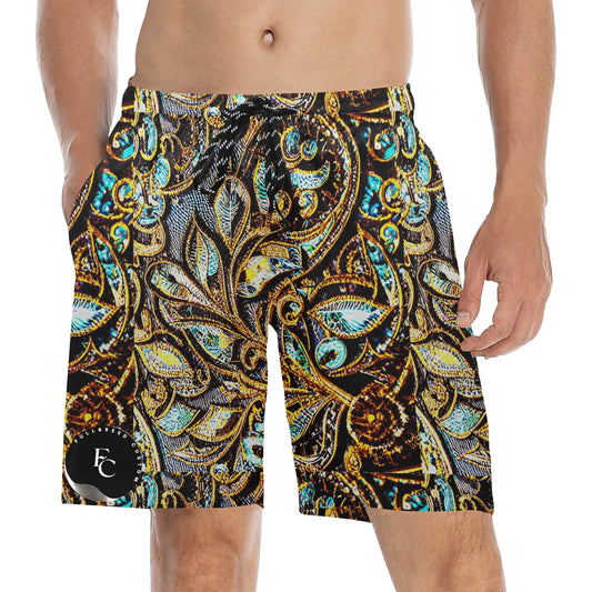 kokorepublic Men's Mid-Length Beach Shorts (L51)