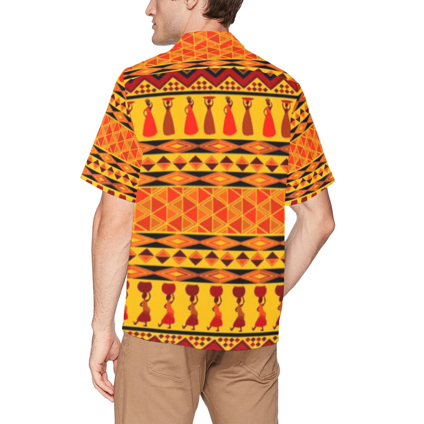 Kokorepublic Hawaiian Shirt with Chest Pocket (T58)