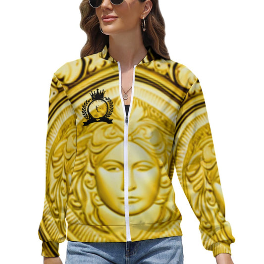 kokorepublic Women's Long Sleeve Zipper Jacket