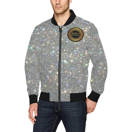 kokorepublic Men's All Over Print Bomber Jacket (Model H31)