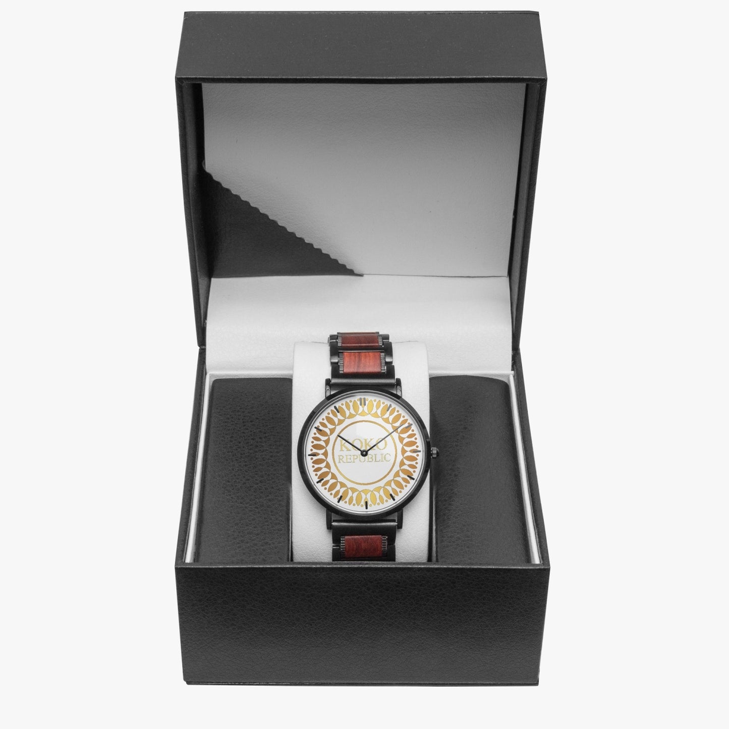 kokorepublic 731. New wooden Strap Quartz Watch - With Indicators
