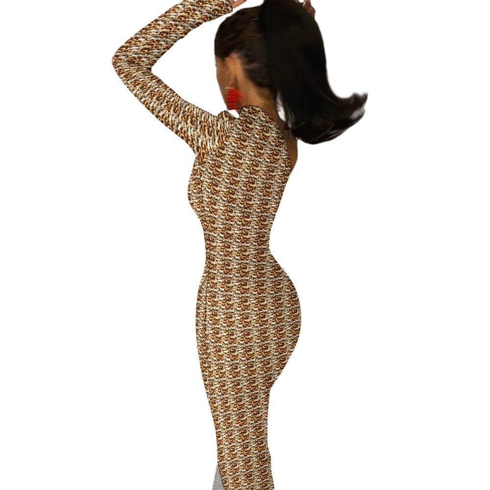 kokorepublic Half Sleeve Slit Dress