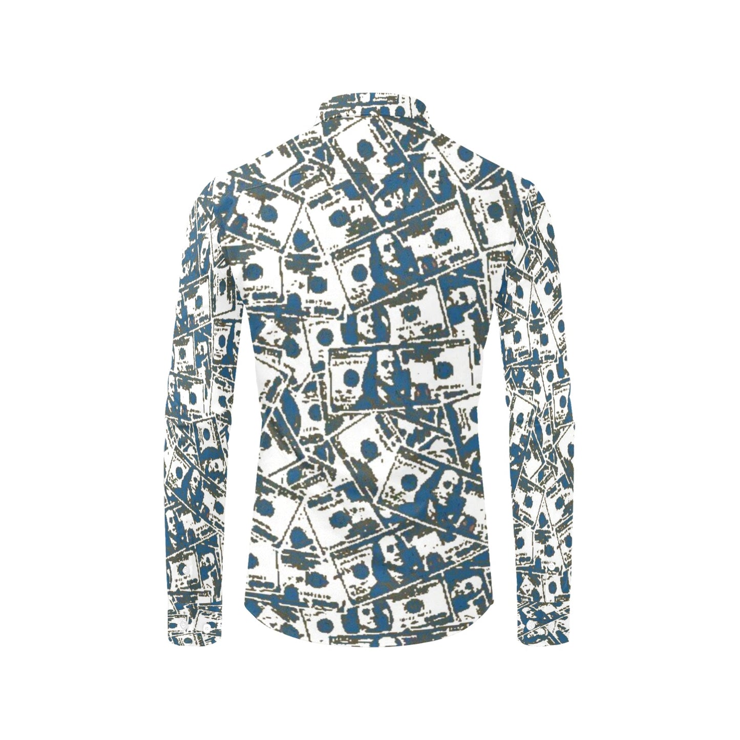 Men's All Over Print Long Sleeve Shirt(Model T61)