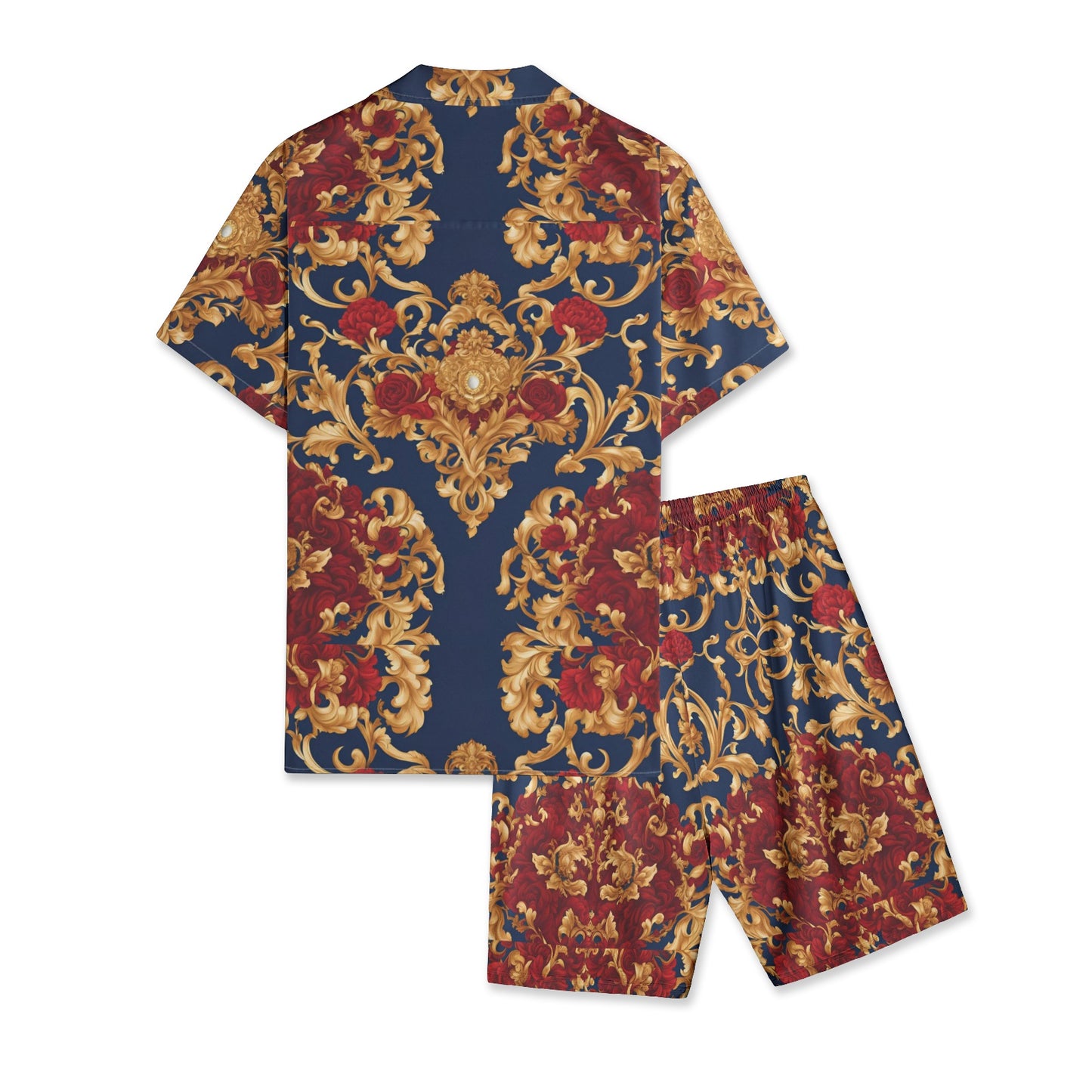 fullbreedcustom Men's All-Over-Print Hawiian Shirt Sets