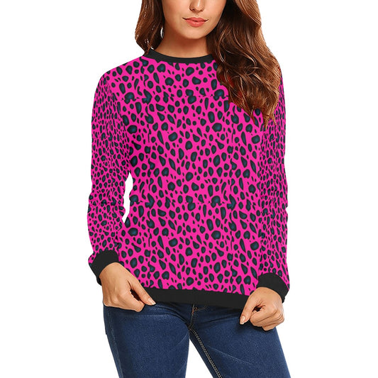 kokorepublic Women's All Over Print Sweatshirt (Model H18)