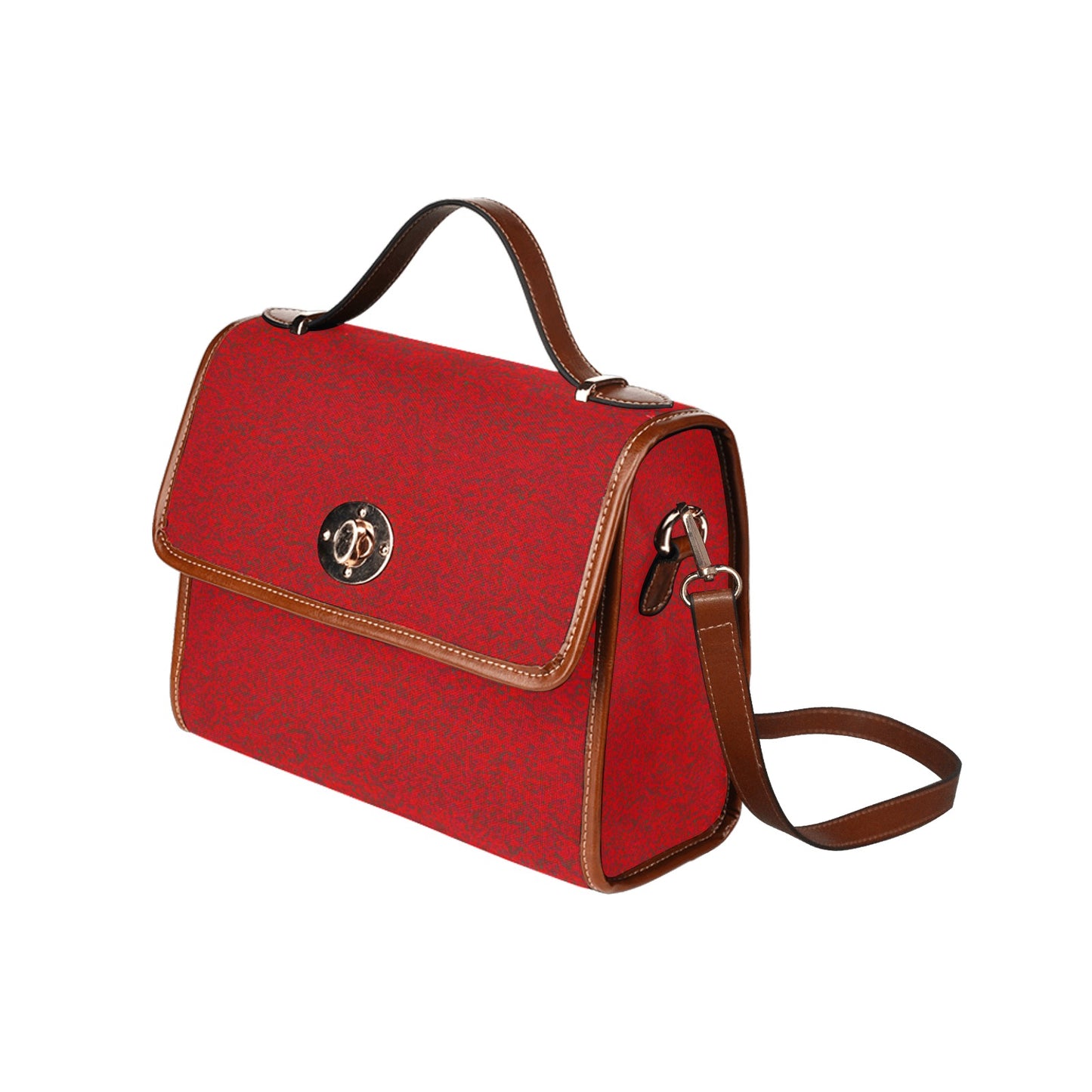 kokorepublic Waterproof Canvas Bag-Brown (All Over Print) (1641)