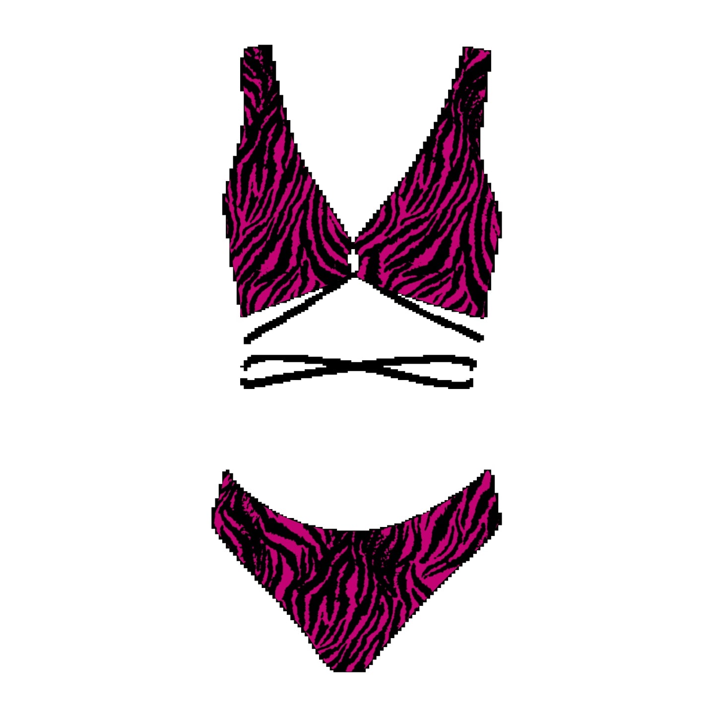 kokorepublic  Cross String Bikini Set (S29)