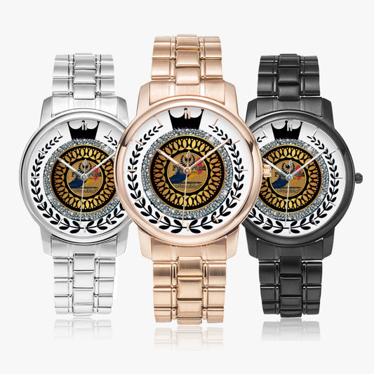 kokorepublic  32154. Folding Clasp Type Stainless Steel Quartz Watch (With Indicators)