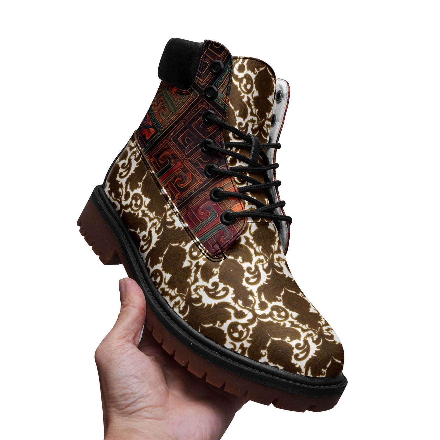 fullbreedboutique Premium Lightweight Microfiber Leather Chukka Boots